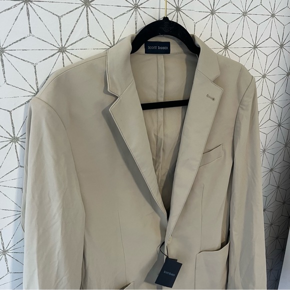 Scott Barber Sono Travel Sport Coat Khaki NWT! - Picture 6 of 14